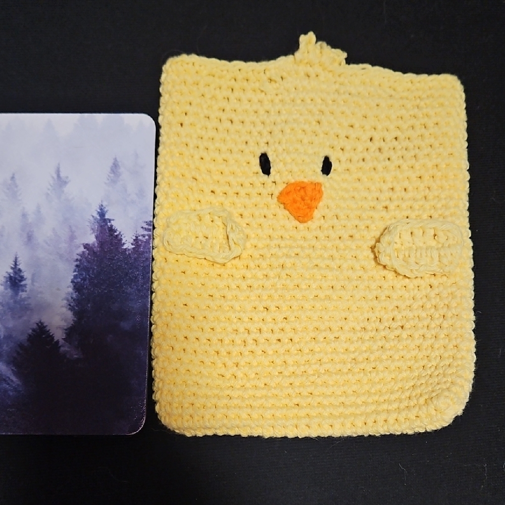 Yellow Crochet Chick E-reader Sleeve